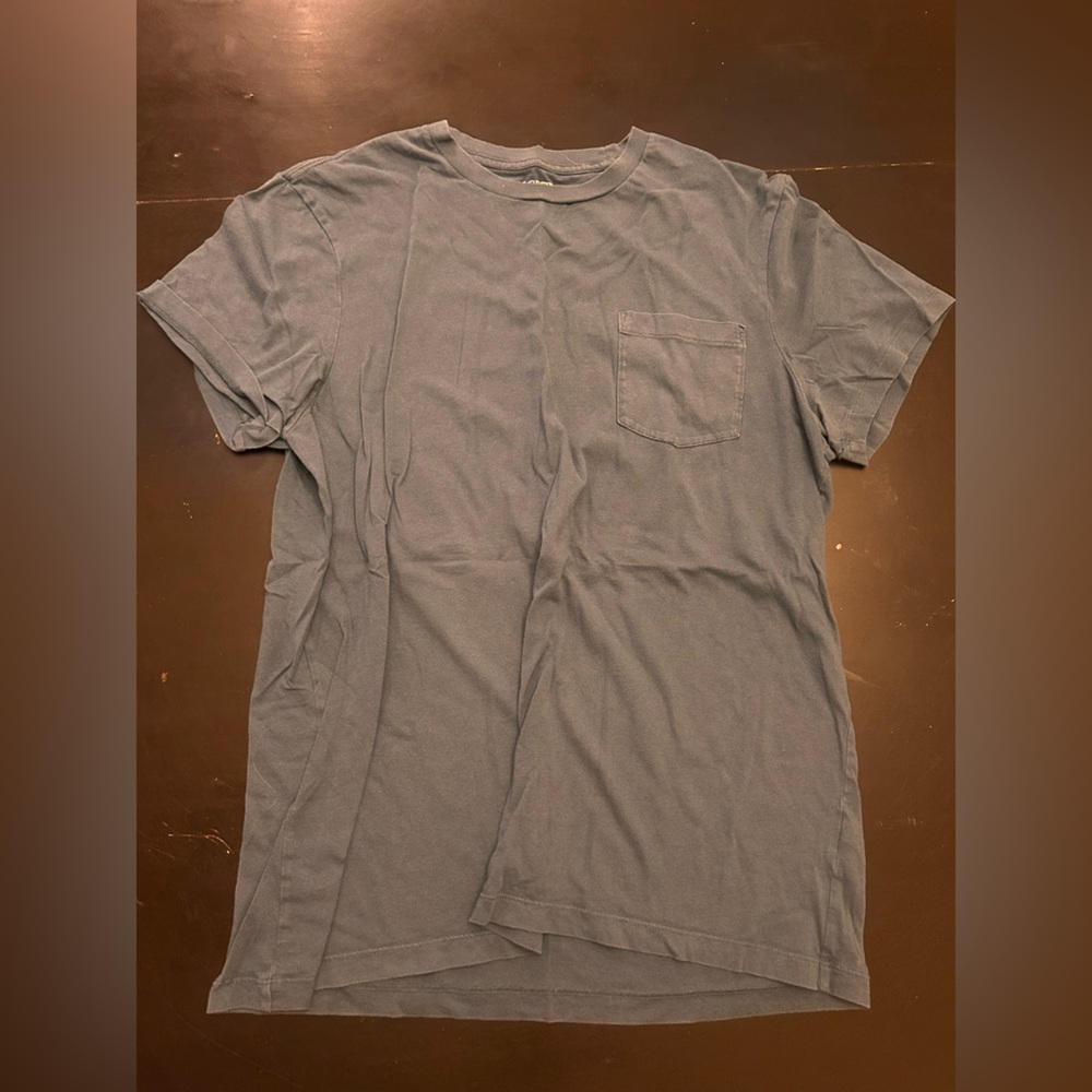 J. Crew Faded Blue Slim Washed Tee